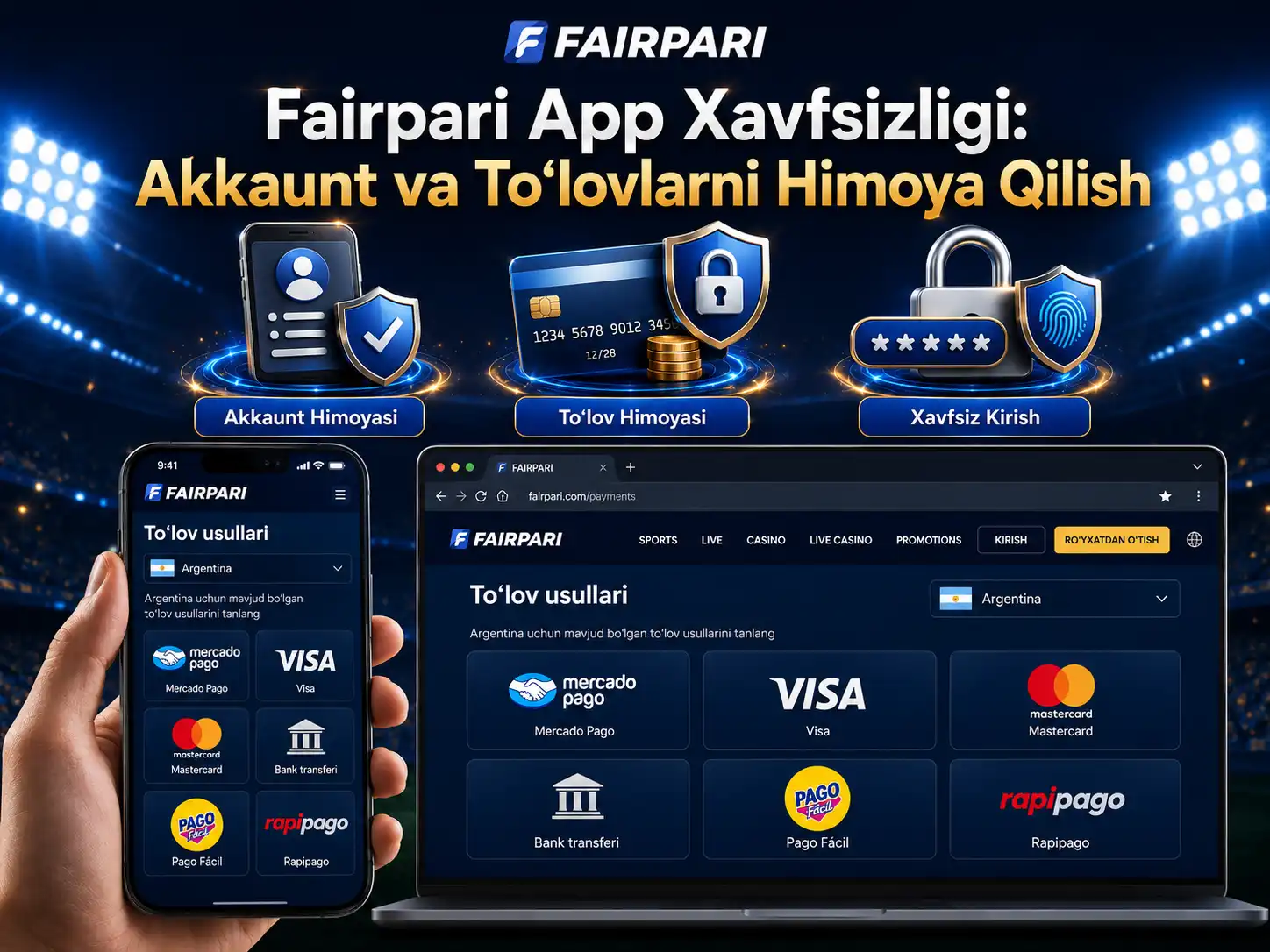 Fairpari App Xavfsizligi: Akkaunt va To‘lovlarni Himoya Qilish
